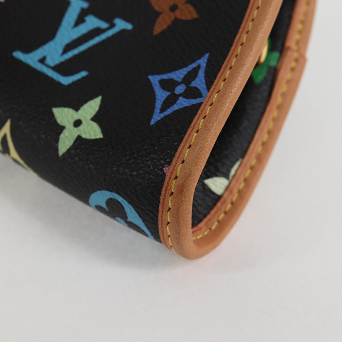 LOUIS VUITTON Monogram Multicolor Shirley Shoulder Bag Black M40050 Auth 121182SAV