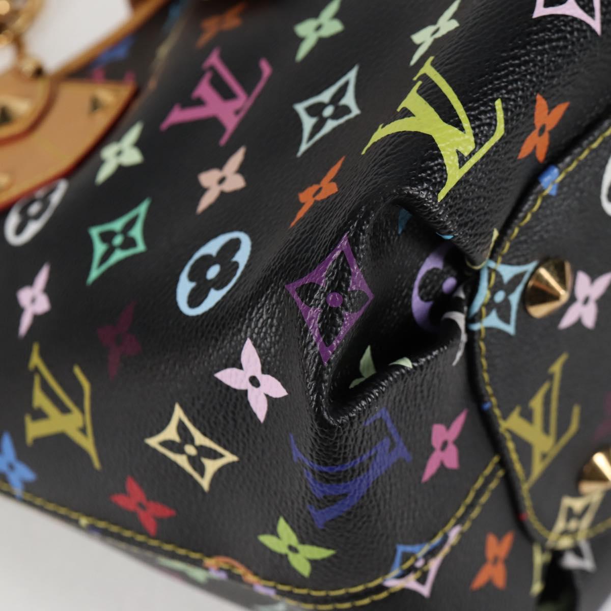 LOUIS VUITTON Monogram Multicolor Annie MM Bag Black M40308 LV Auth 121188SAV