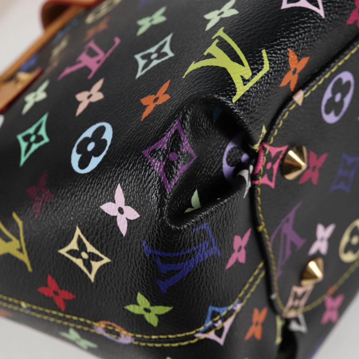 LOUIS VUITTON Monogram Multicolor Annie MM Bag Black M40308 LV Auth 121188SAV