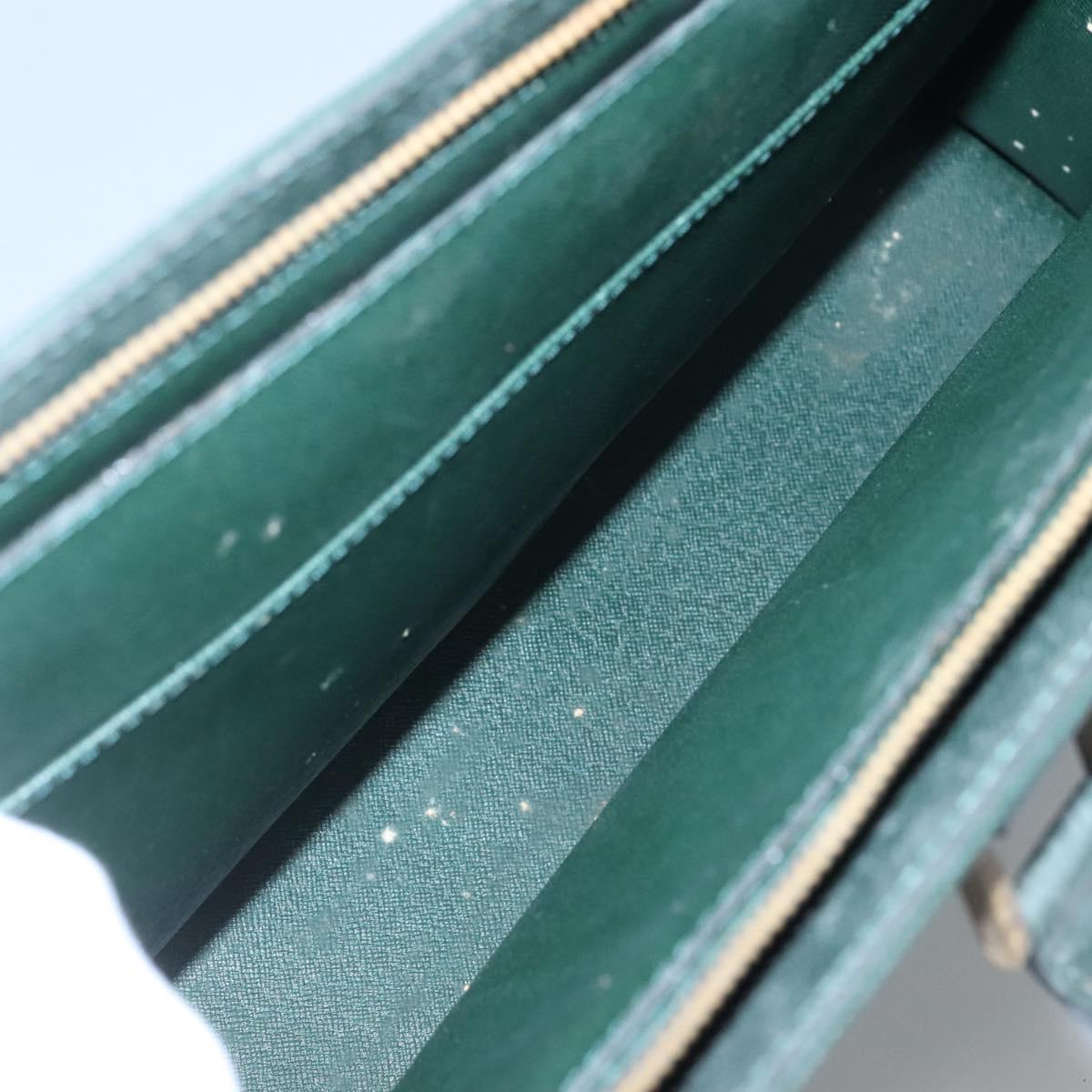 LOUIS VUITTON Taiga Porte Documents Rozan Bag Ardoise M30052 LV Auth 121200