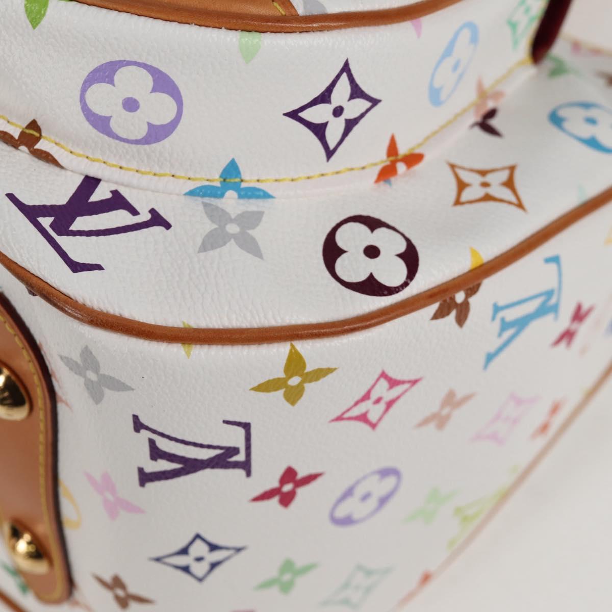 LOUIS VUITTON Monogram Multicolor Rita Bag 2way White M40125 LV Auth 121279V