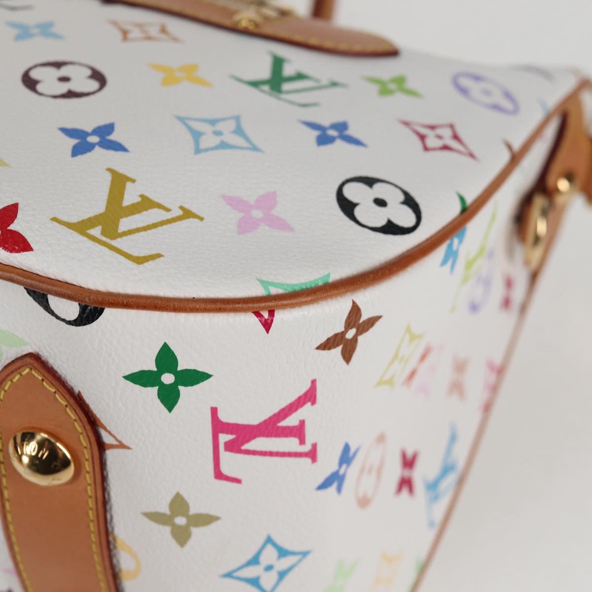 LOUIS VUITTON Monogram Multicolor Rita Bag 2way White M40125 LV Auth 121279V