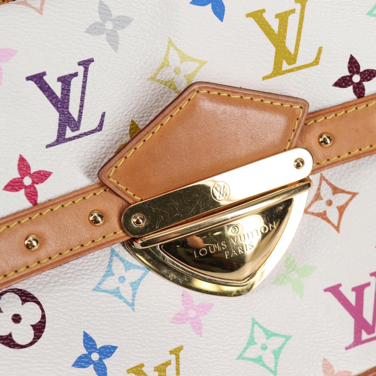 LOUIS VUITTON Monogram Multicolor Rita Bag 2way White M40125 LV Auth 121279V