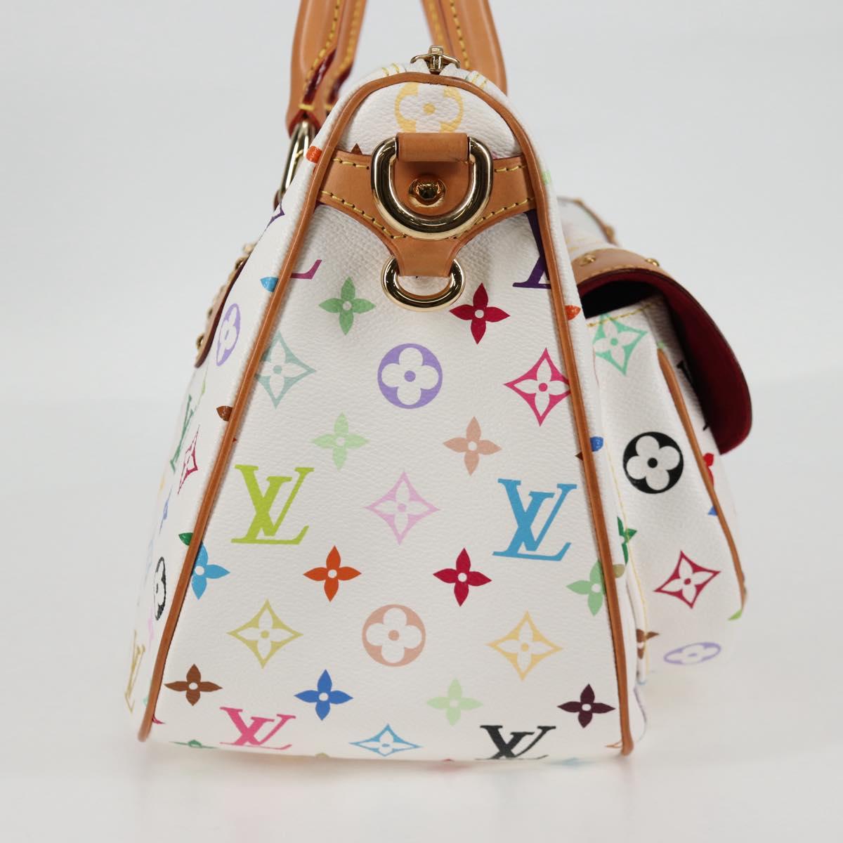 LOUIS VUITTON Monogram Multicolor Rita Bag 2way White M40125 LV Auth 121279V
