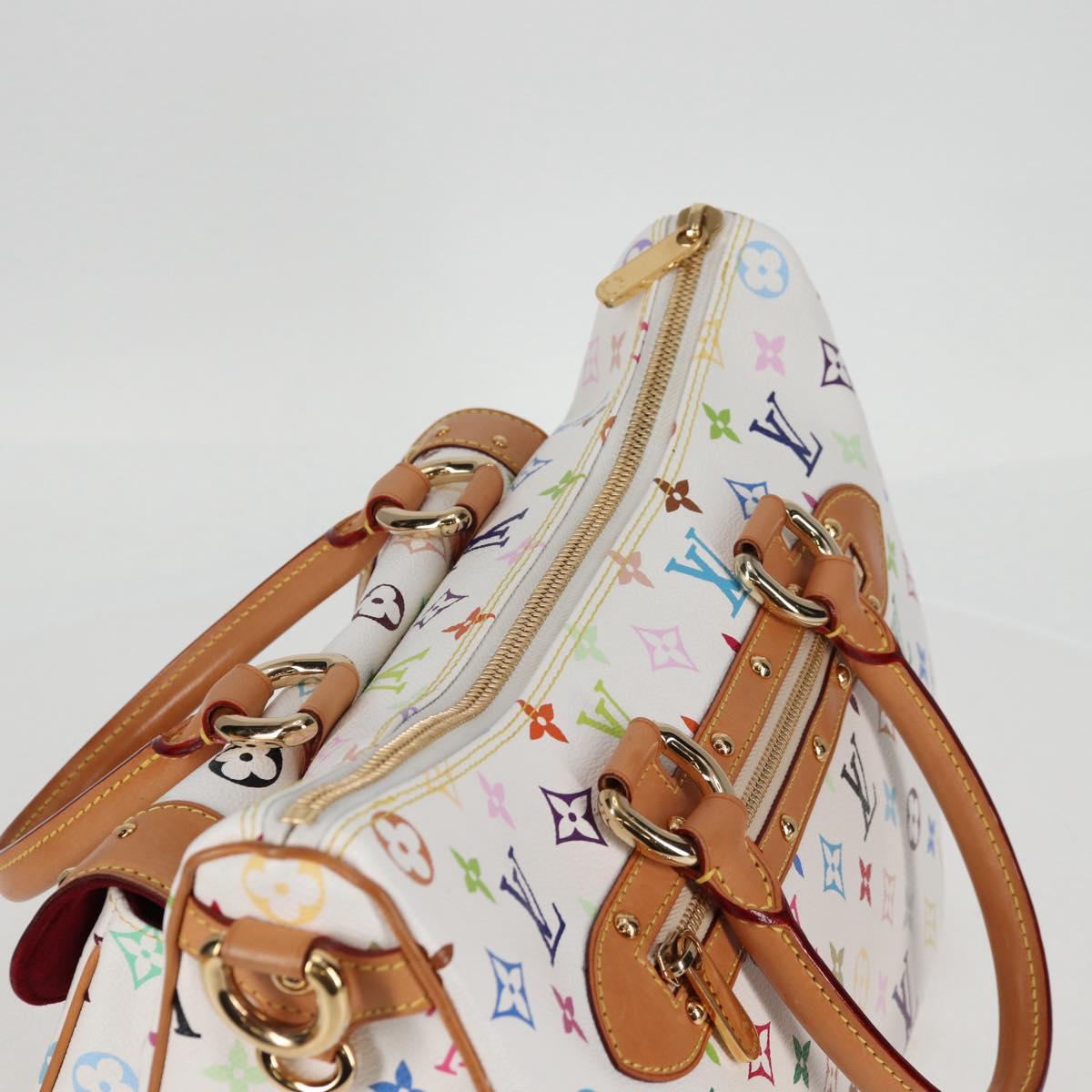LOUIS VUITTON Monogram Multicolor Rita Bag 2way White M40125 LV Auth 121279V