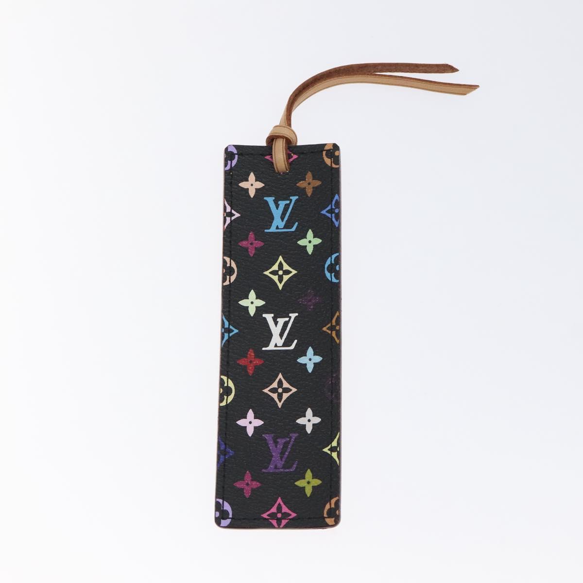 LOUIS VUITTON Monogram Multicolor Mark Page Kadu Bookmark M99197 LV Auth 121284V