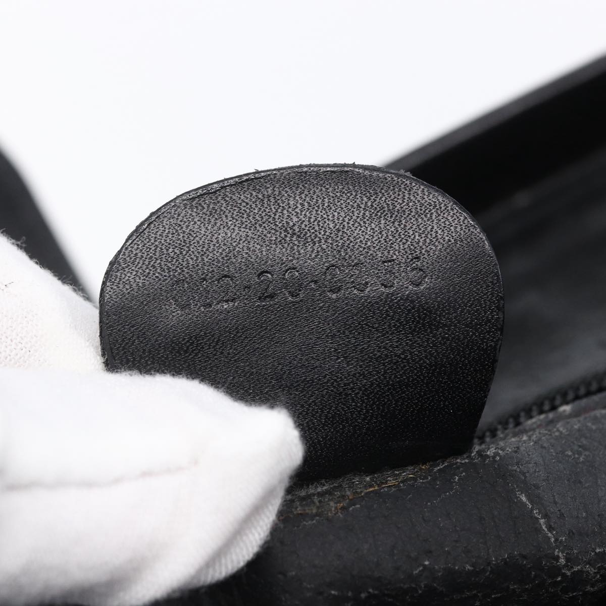 GUCCI GG Canvas Boston Bag Black Gold Auth 121312