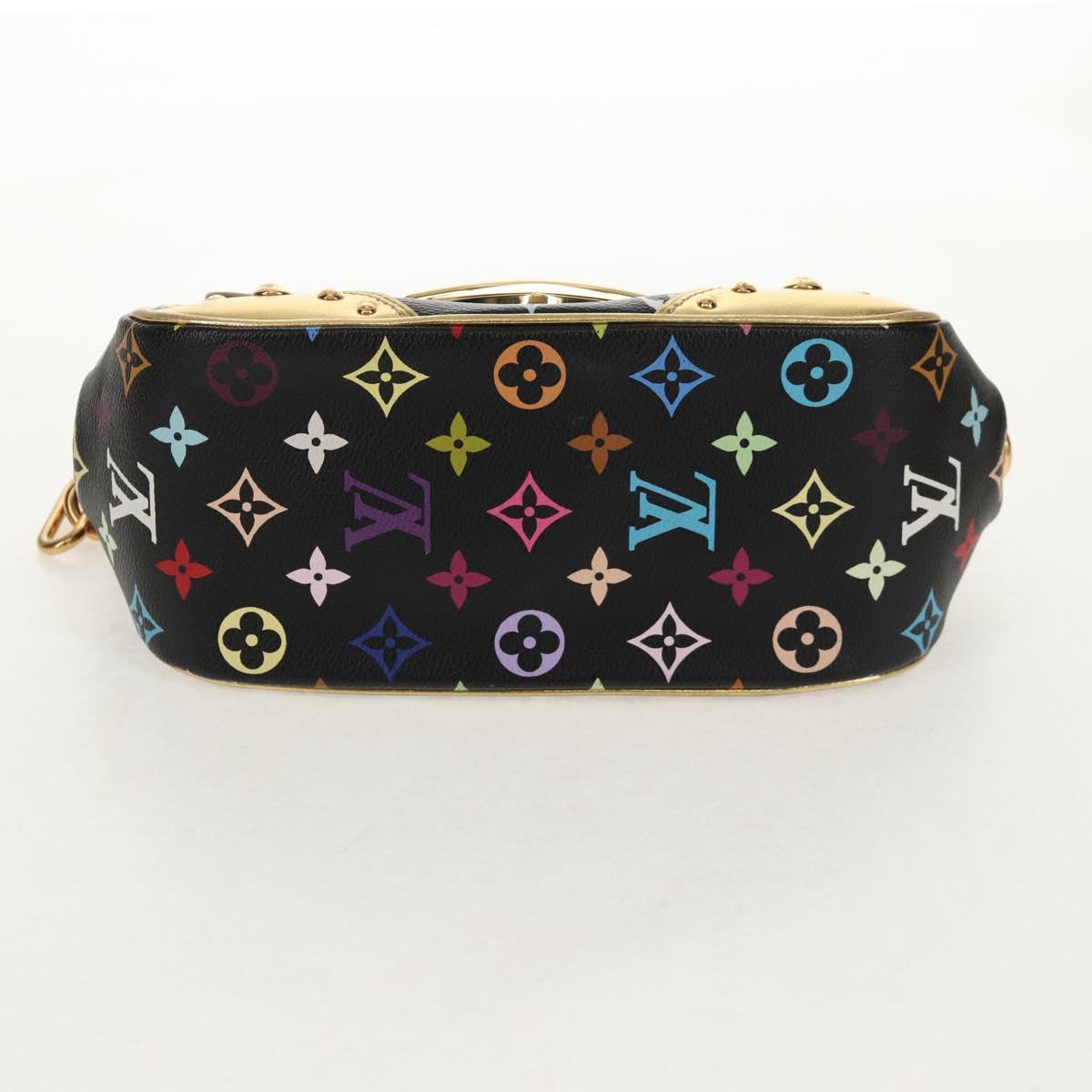 LOUIS VUITTON Monogram Multicolor Marilyn Shoulder Bag Black M40207 Auth 121326M