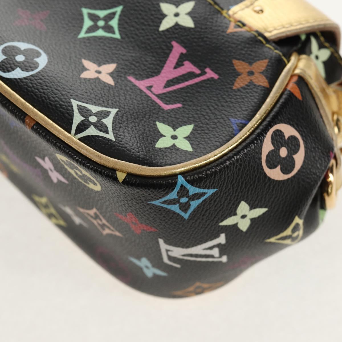 LOUIS VUITTON Monogram Multicolor Marilyn Shoulder Bag Black M40207 Auth 121326M