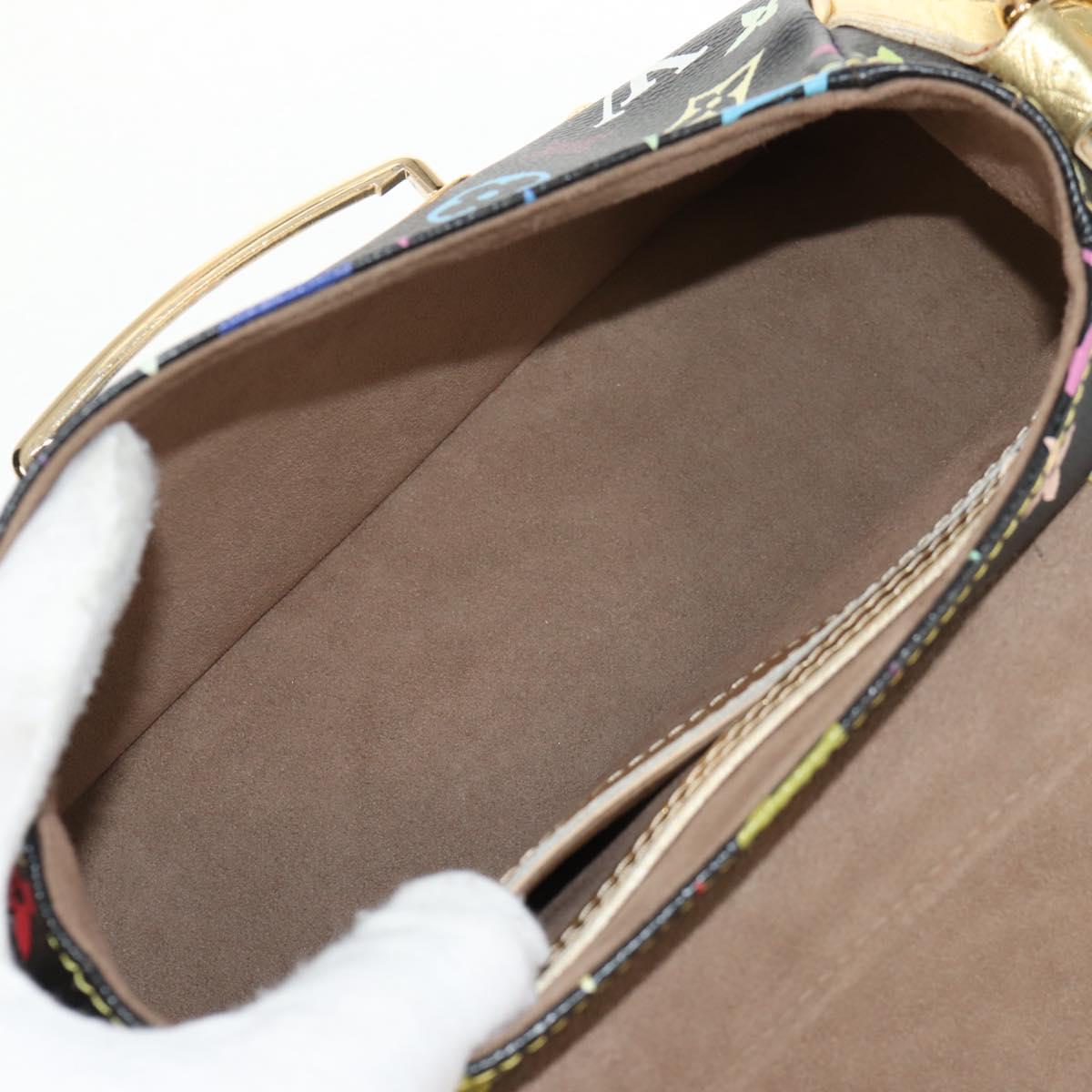 LOUIS VUITTON Monogram Multicolor Marilyn Shoulder Bag Black M40207 Auth 121326M