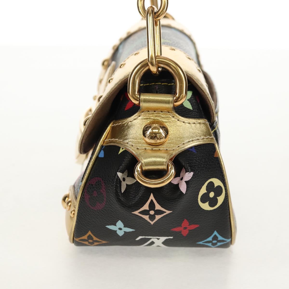 LOUIS VUITTON Monogram Multicolor Marilyn Shoulder Bag Black M40207 Auth 121326SAM