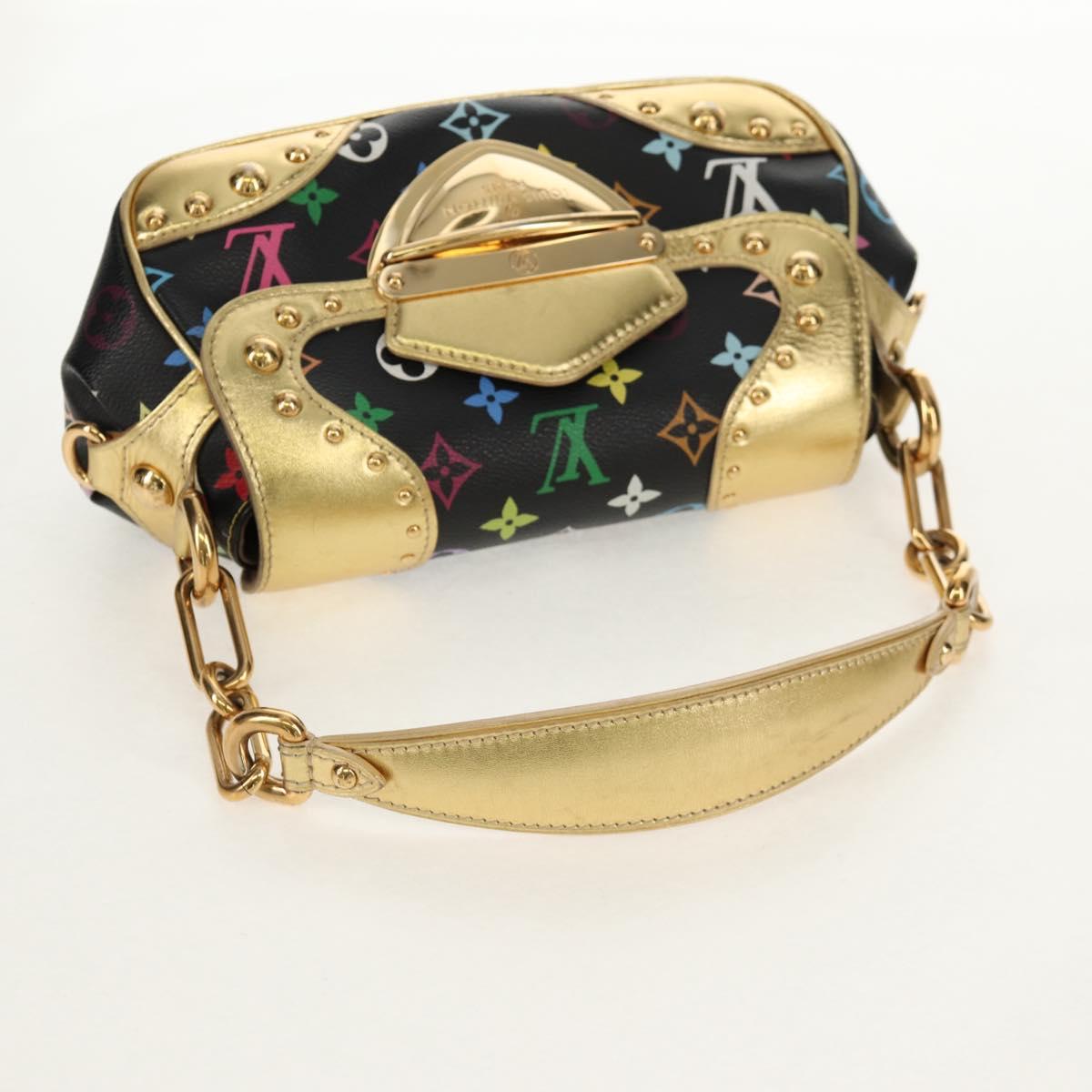 LOUIS VUITTON Monogram Multicolor Marilyn Shoulder Bag Black M40207 Auth 121326SAM