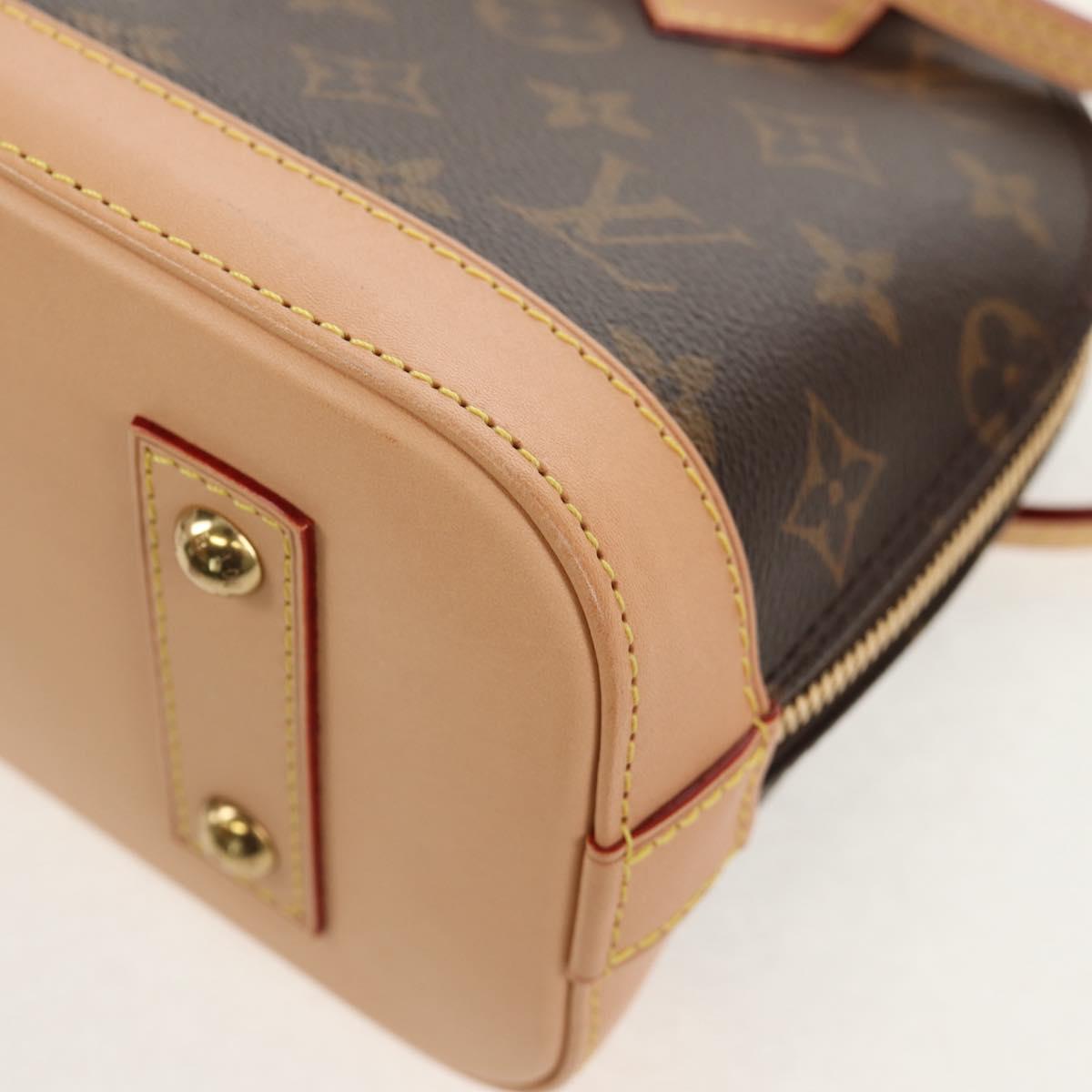 LOUIS VUITTON Monogram Alma BB Hand Bag 2way M53152 LV Auth 121327M