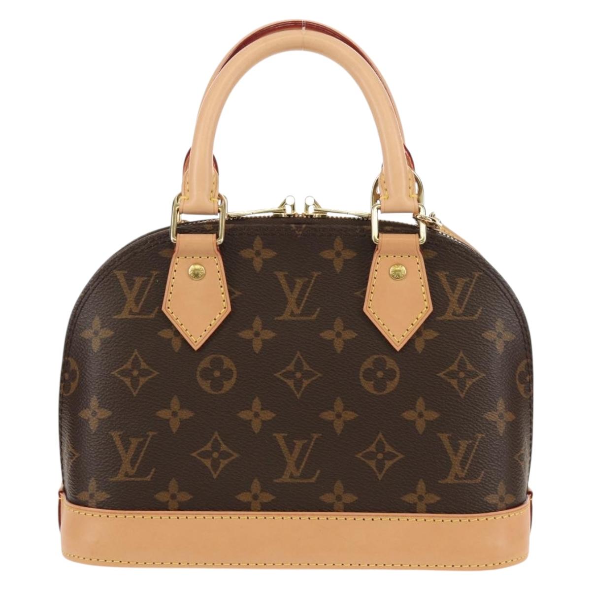 LOUIS VUITTON Monogram Alma BB Hand Bag 2way M53152 LV Auth 121327M
