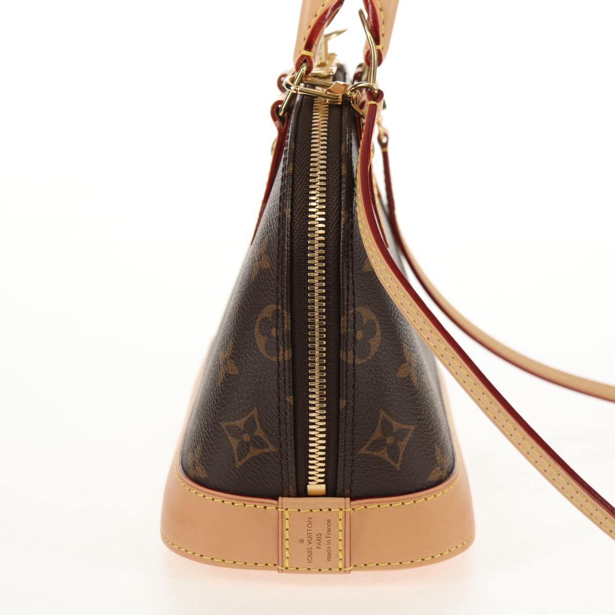 LOUIS VUITTON Monogram Alma BB Hand Bag 2way M53152 LV Auth 121327M