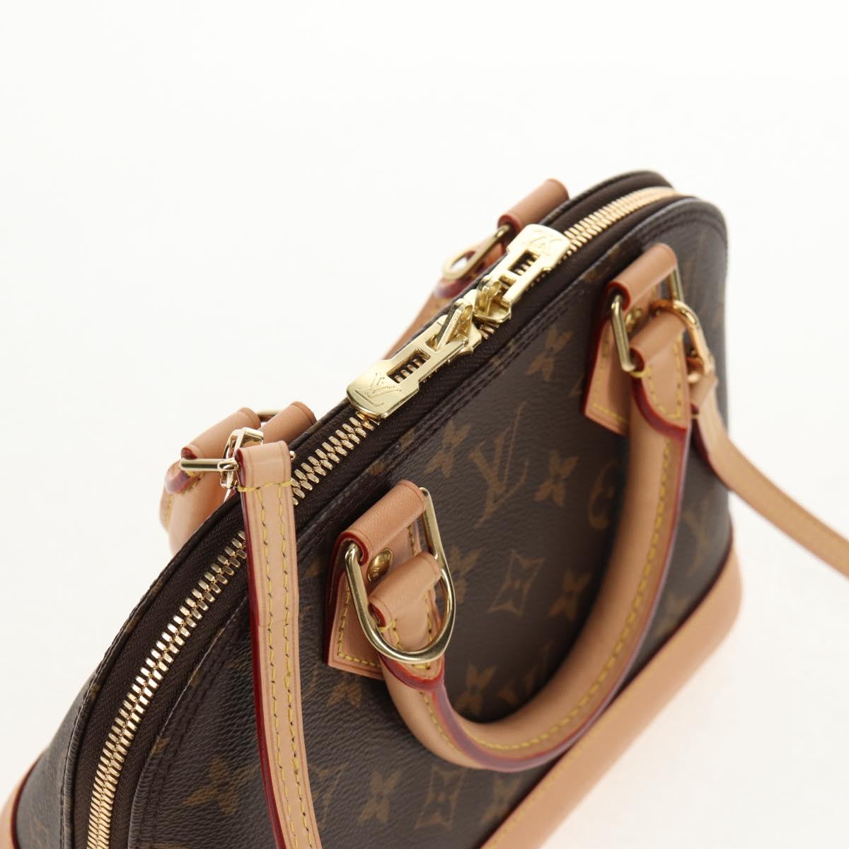 LOUIS VUITTON Monogram Alma BB Hand Bag 2way M53152 LV Auth 121327M