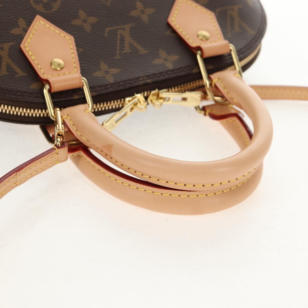 LOUIS VUITTON Monogram Alma BB Hand Bag 2way M53152 LV Auth 121327M
