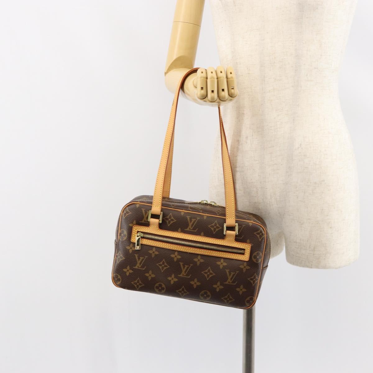 LOUIS VUITTON Monogram Cite MM Hand Bag M51182 LV Auth 121329V