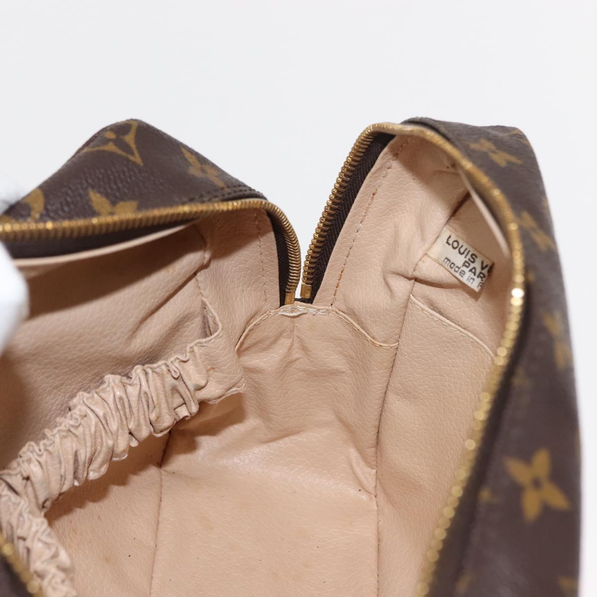 LOUIS VUITTON Monogram Trousse Toilette 28 Clutch Bag M47522 LV Auth 121351