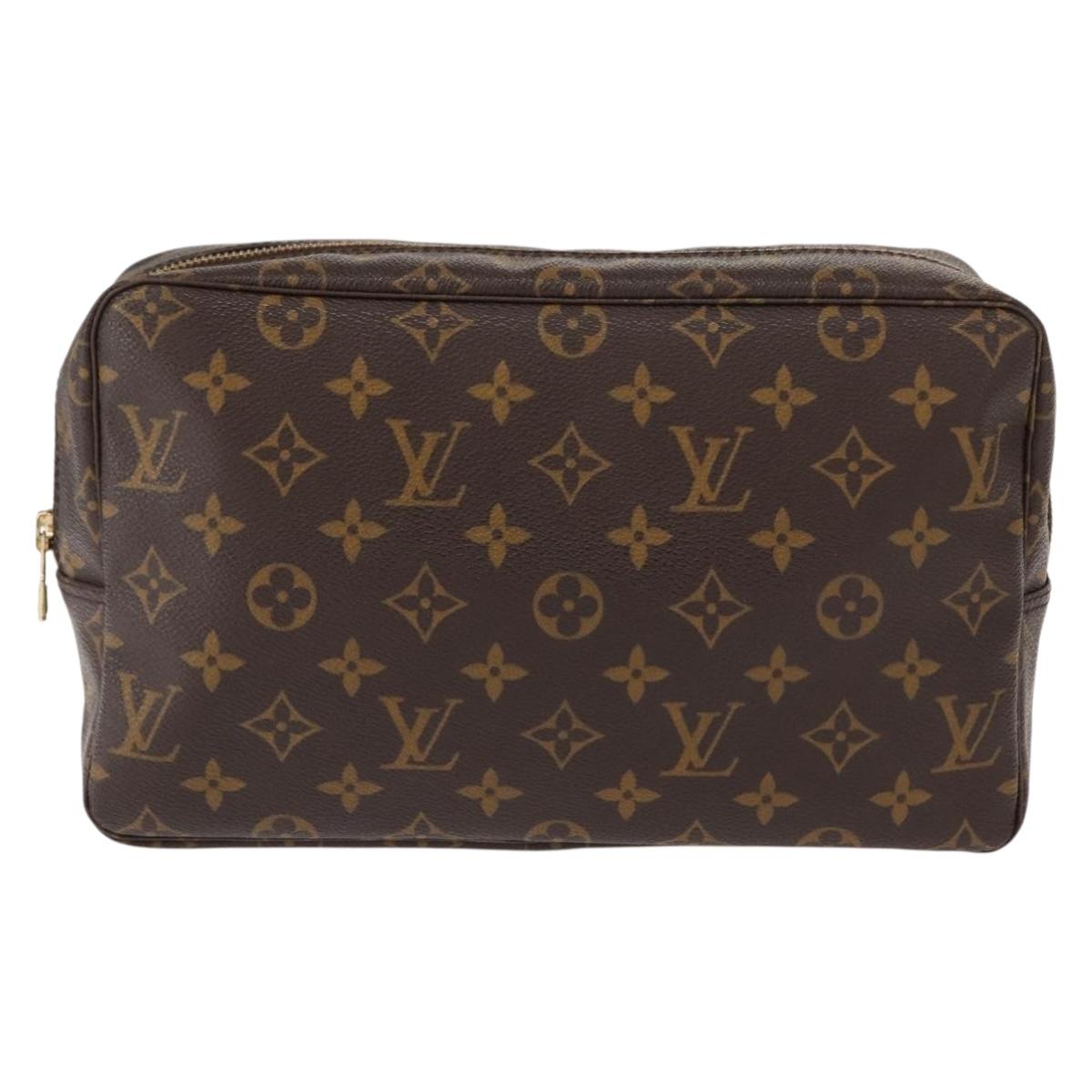 LOUIS VUITTON Monogram Trousse Toilette 28 Clutch Bag M47522 LV Auth 121351