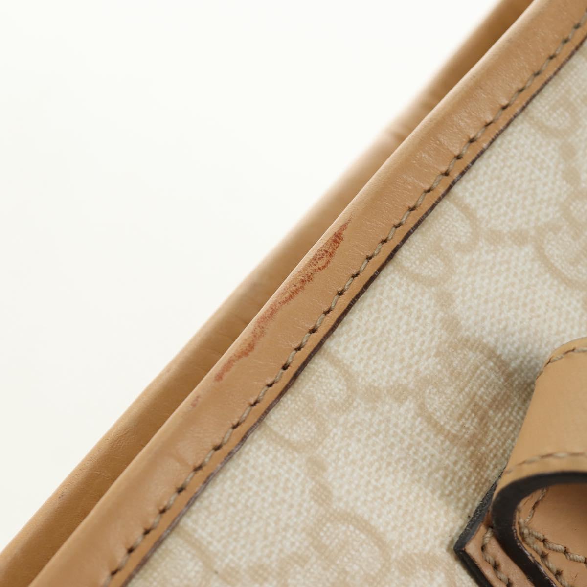 GUCCI GG Supreme Shoulder Bag PVC Beige Gold 211133 Auth 121363