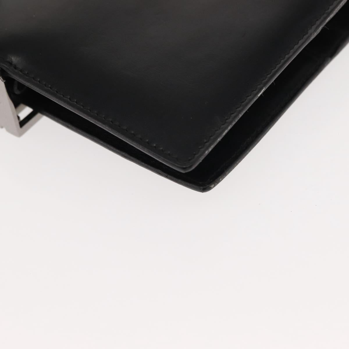 GUCCI Day Planner Cover Leather Black 031 2149 1015 Auth 121374