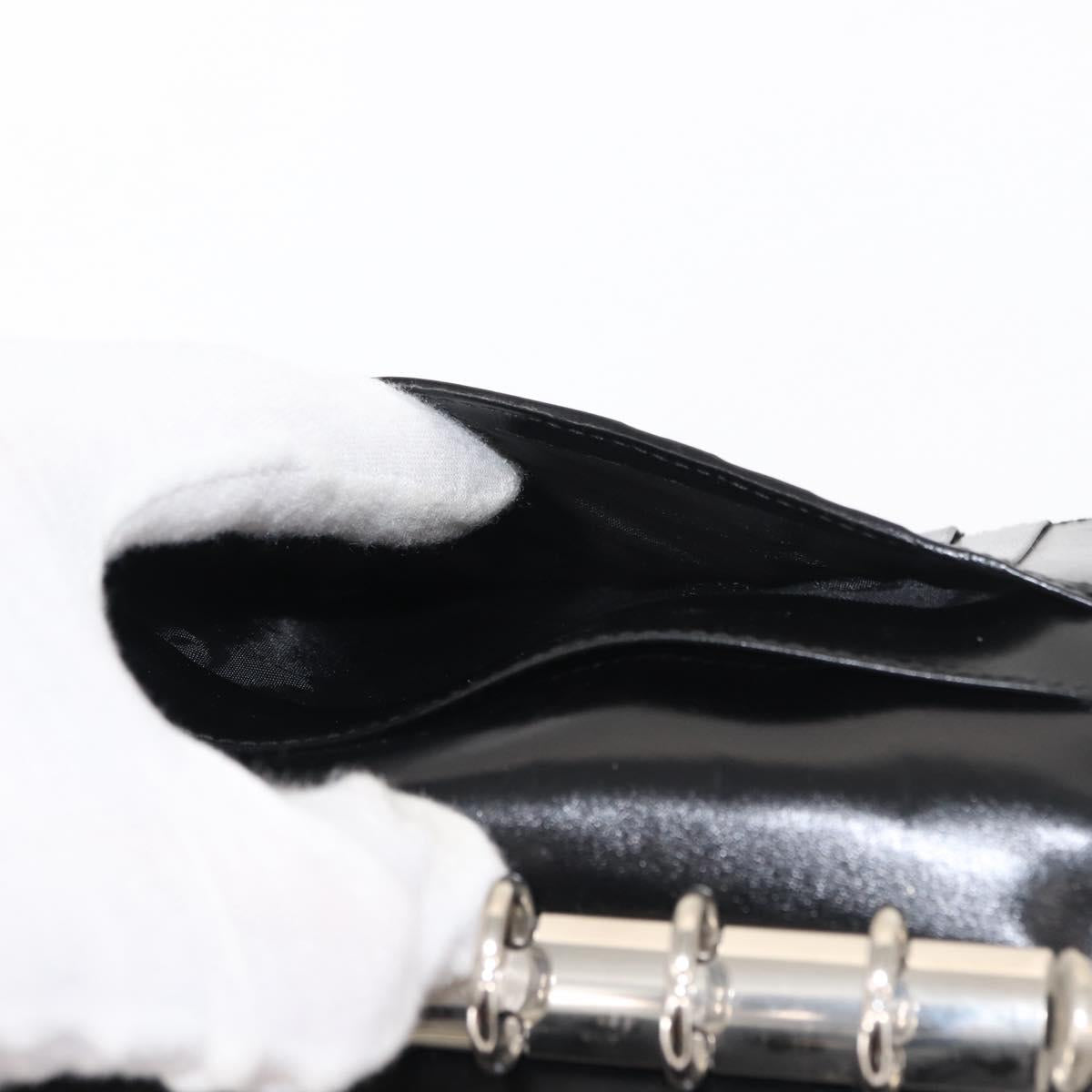 GUCCI Day Planner Cover Leather Black 031 2149 1015 Auth 121374