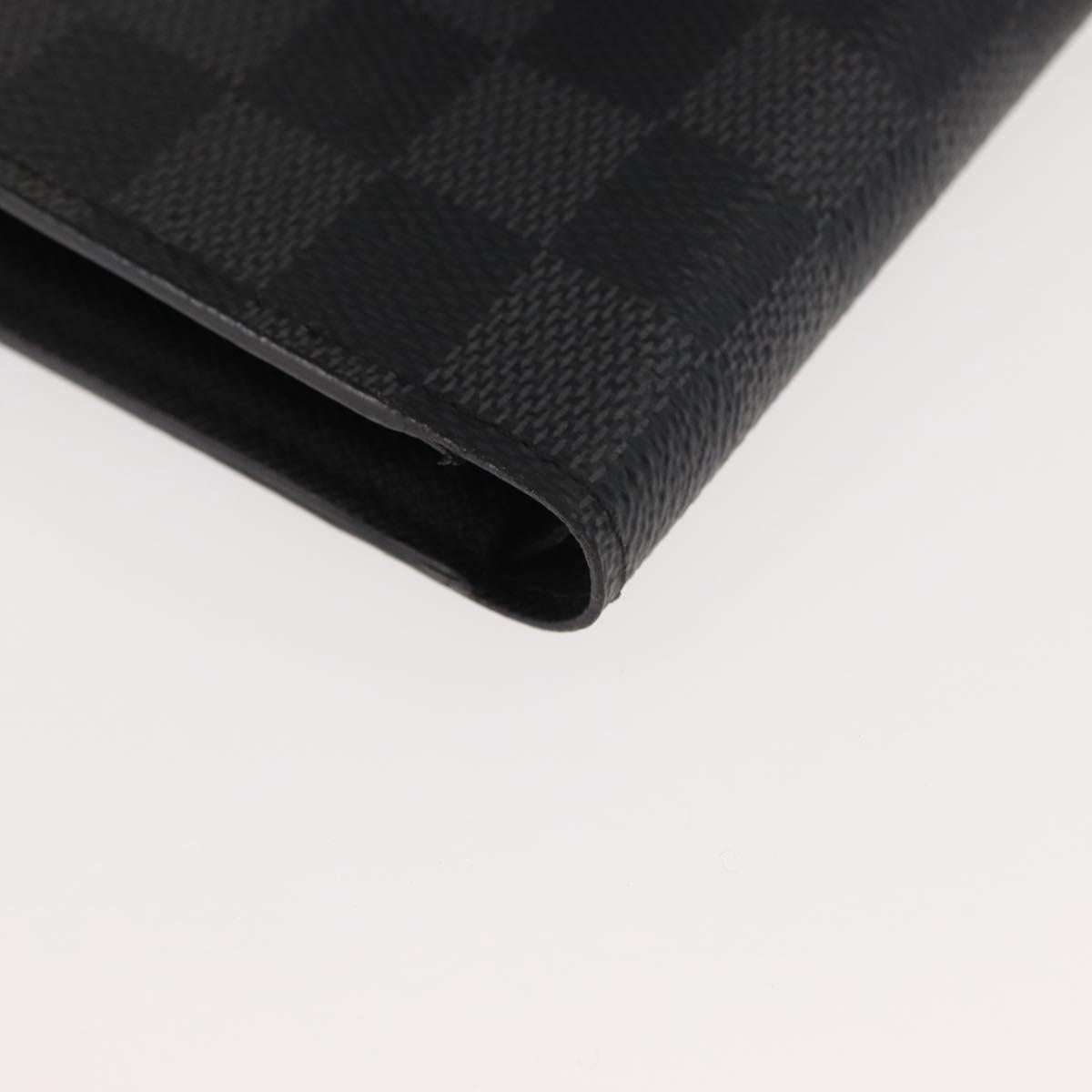 LOUIS VUITTON Damier Graphite PortefeuilleMarco Bifold N62664 LV Auth 121385V