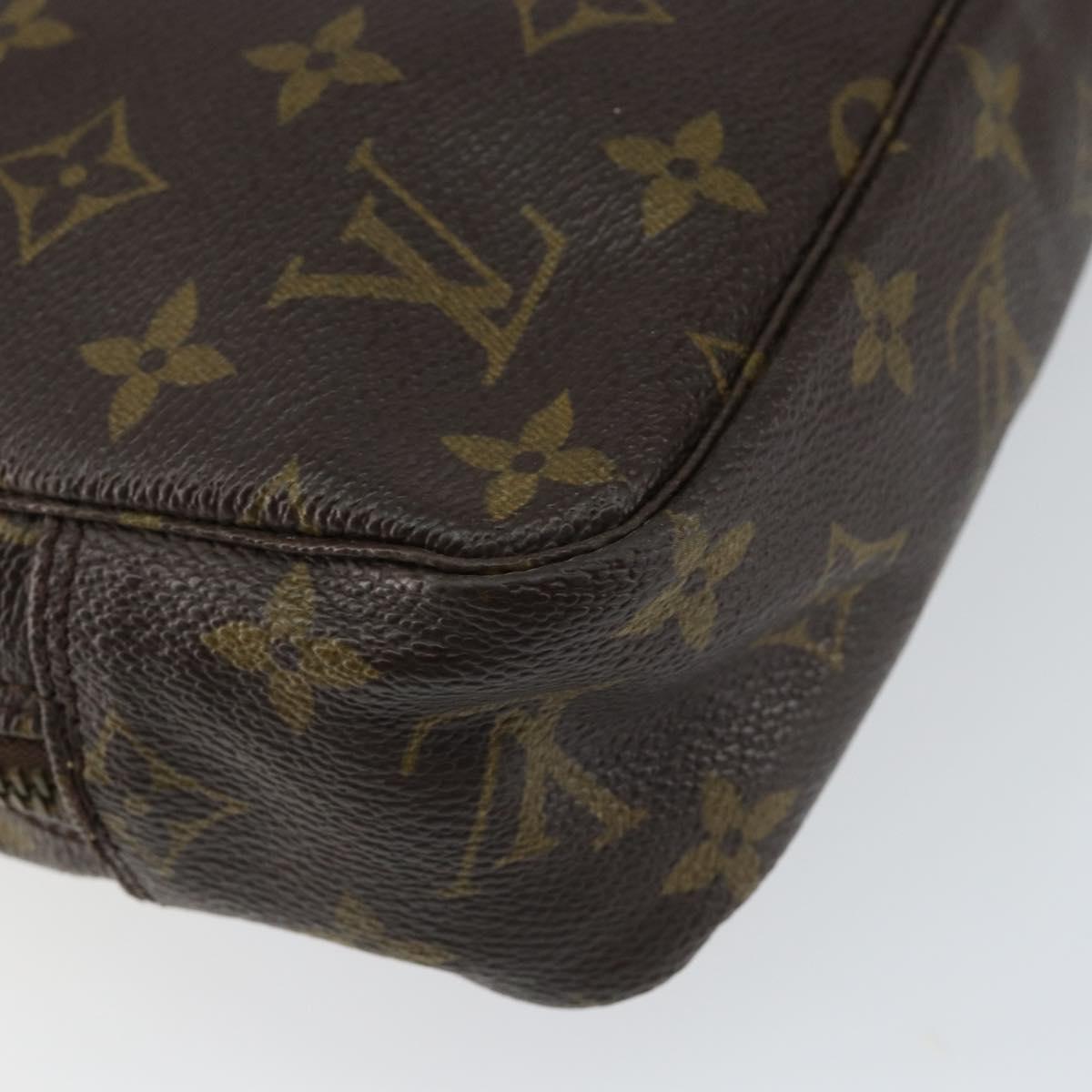 LOUIS VUITTON Monogram Trousse Toilette 23 Clutch Bag M47524 LV Auth 121389