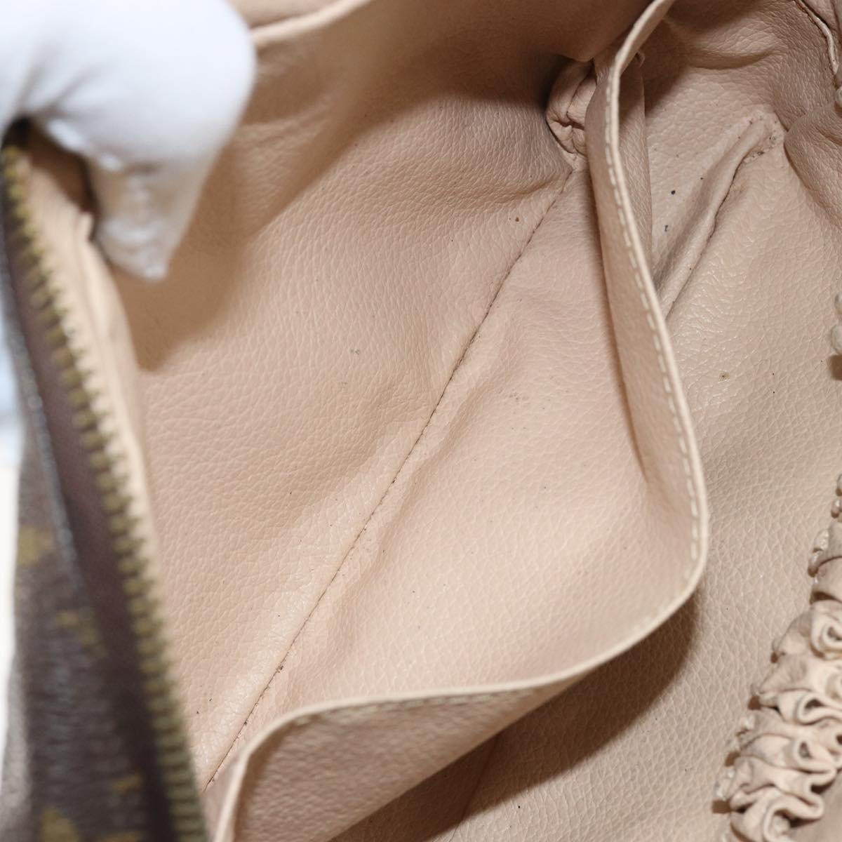 LOUIS VUITTON Monogram Trousse Toilette 23 Clutch Bag M47524 LV Auth 121389