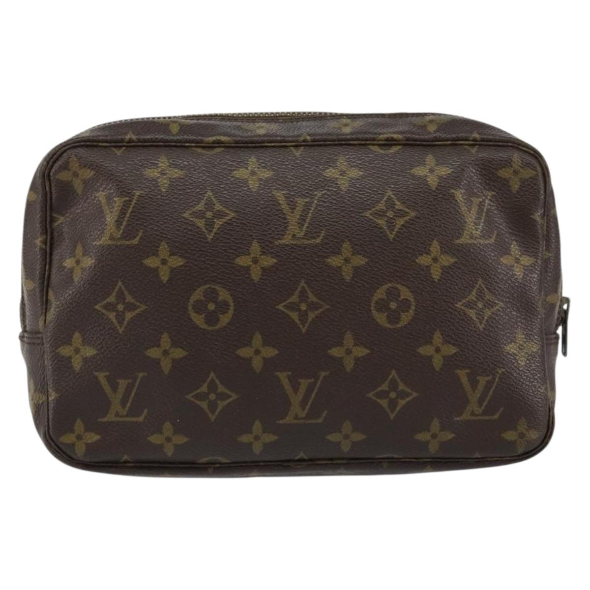 LOUIS VUITTON Monogram Trousse Toilette 23 Clutch Bag M47524 LV Auth 121389