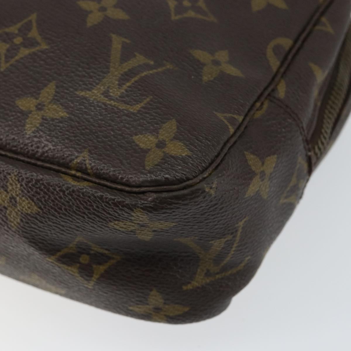 LOUIS VUITTON Monogram Trousse Toilette 23 Clutch Bag M47524 LV Auth 121389