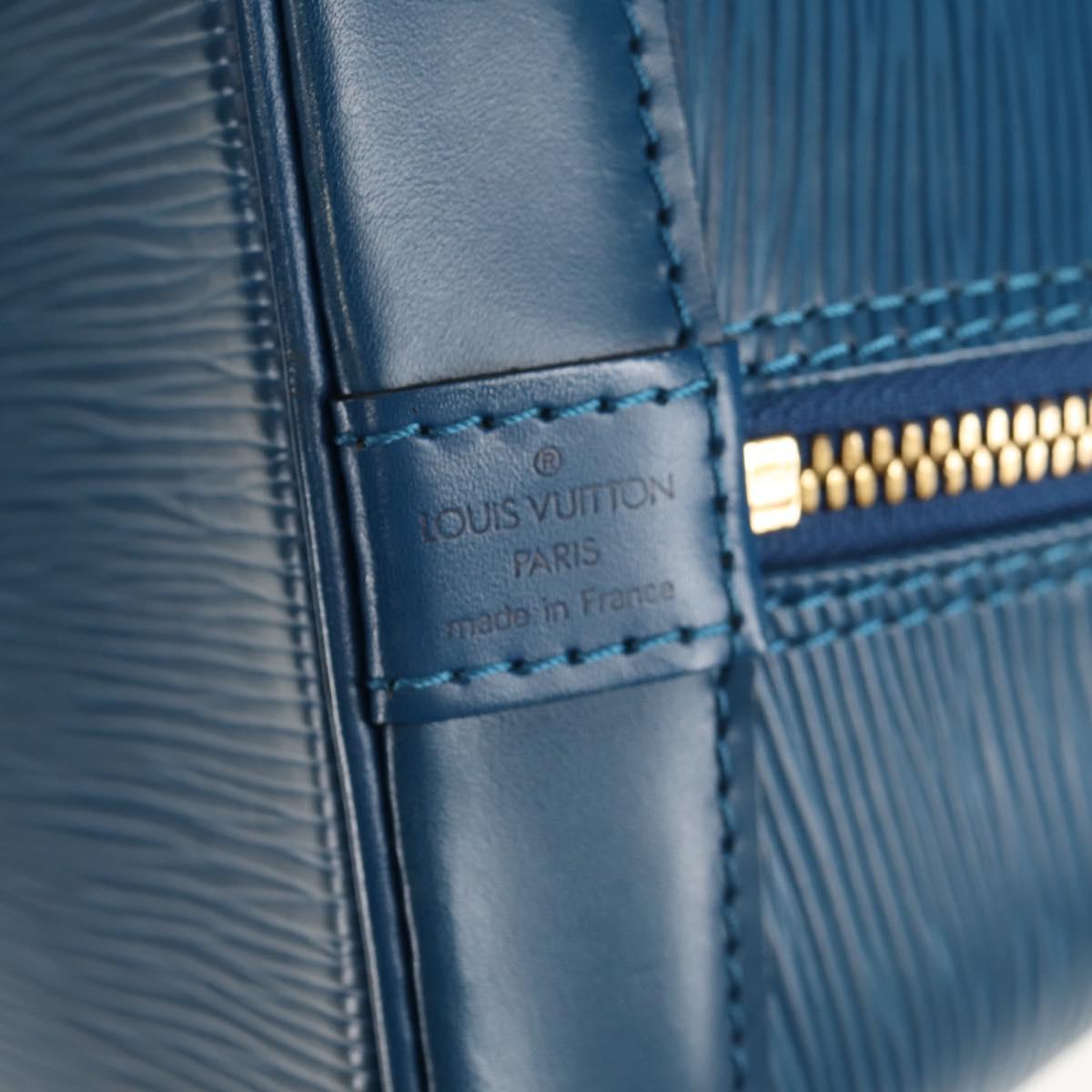LOUIS VUITTON Epi Alma Hand Bag Toledo Blue M52145 LV Auth 121391V