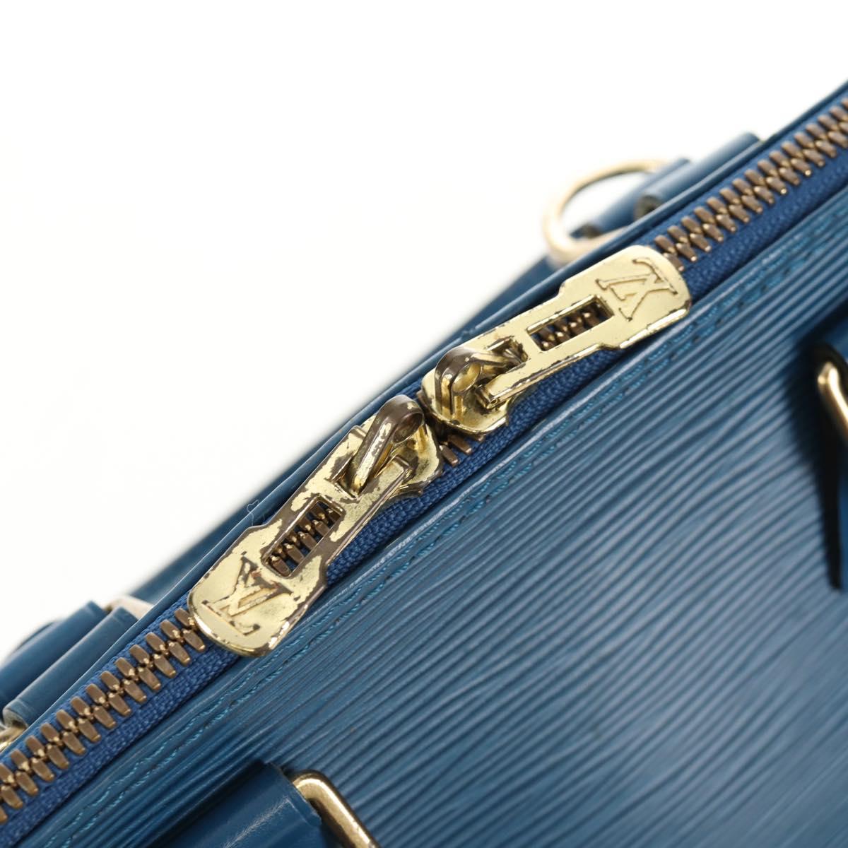LOUIS VUITTON Epi Alma Hand Bag Toledo Blue M52145 LV Auth 121391V