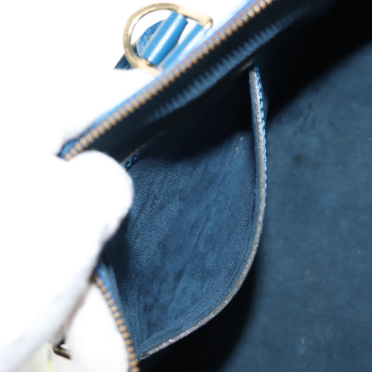 LOUIS VUITTON Epi Alma Hand Bag Toledo Blue M52145 LV Auth 121391V
