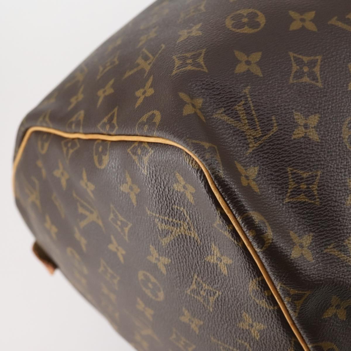 LOUIS VUITTON Monogram Keepall 55 Boston Bag M41424 LV Auth 121396