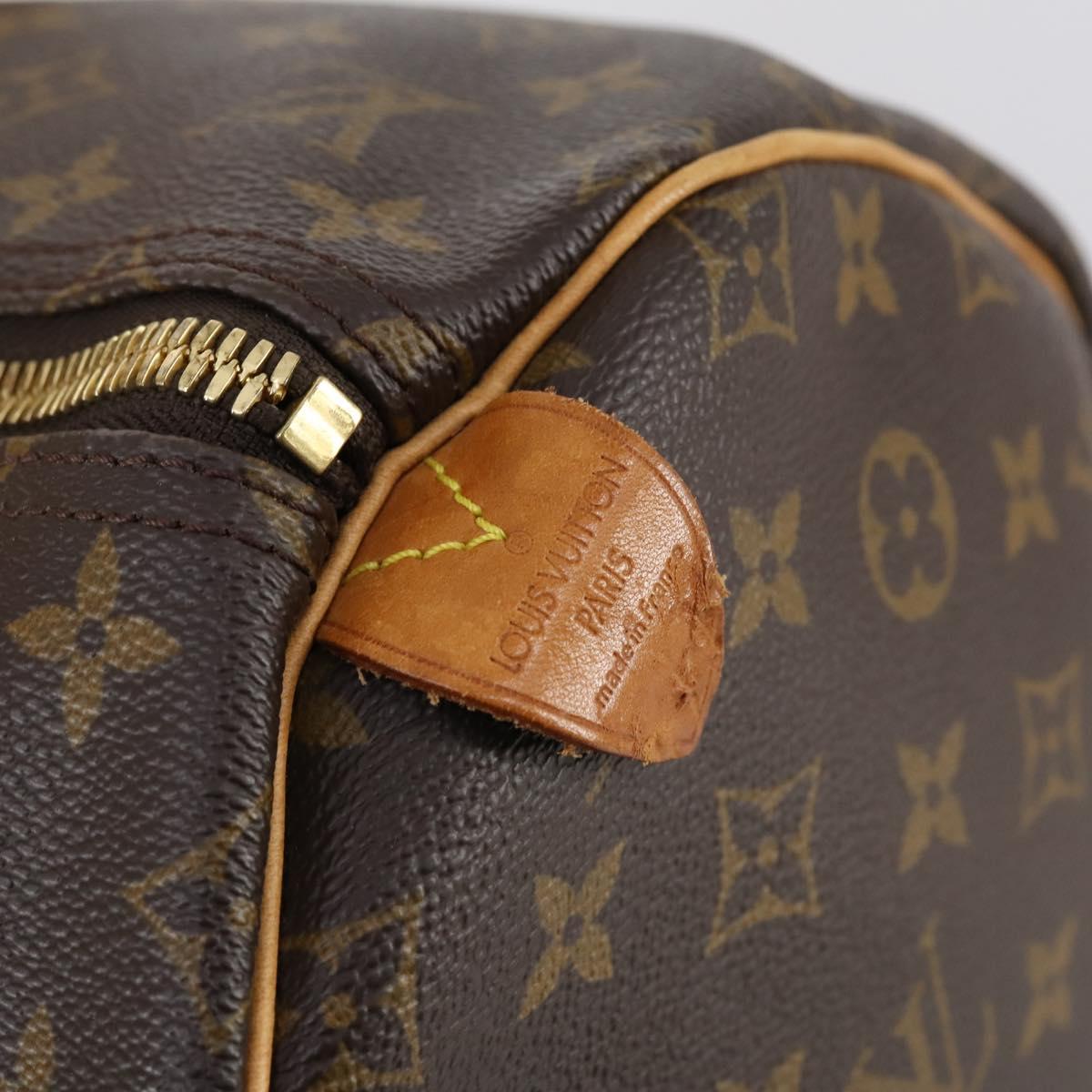 LOUIS VUITTON Monogram Keepall 55 Boston Bag M41424 LV Auth 121396