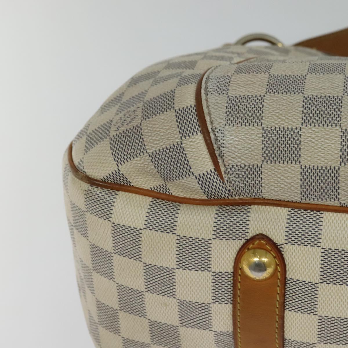 LOUIS VUITTON Damier Azur Galliera PM Shoulder Bag N55215 LV Auth 121403