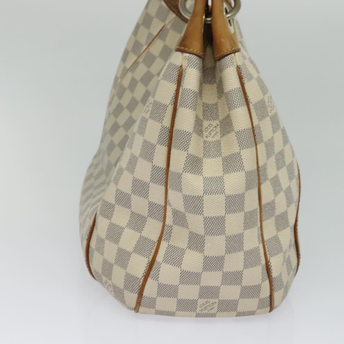 LOUIS VUITTON Damier Azur Galliera PM Shoulder Bag N55215 LV Auth 121403