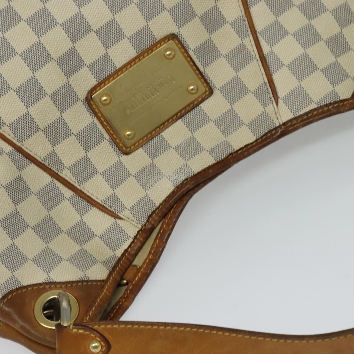 LOUIS VUITTON Damier Azur Galliera PM Shoulder Bag N55215 LV Auth 121403