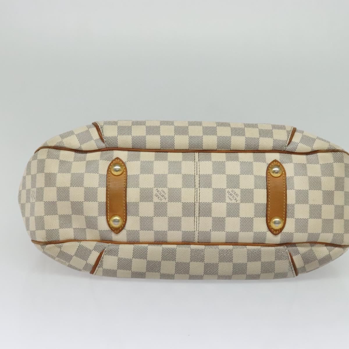 LOUIS VUITTON Damier Azur Galliera PM Shoulder Bag N55215 LV Auth 121403