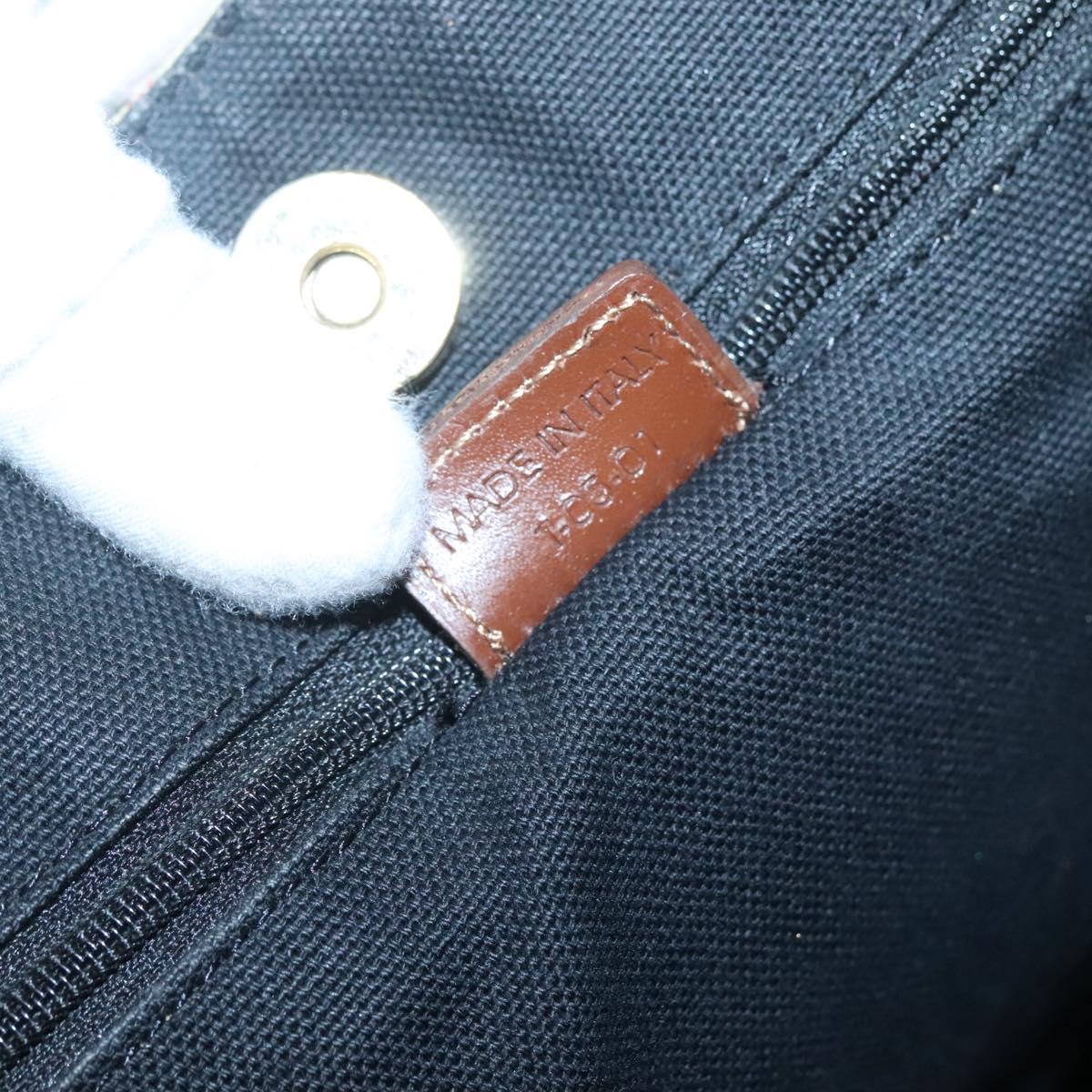 BURBERRY Nova Check Tote Bag PVC Beige Auth 121426