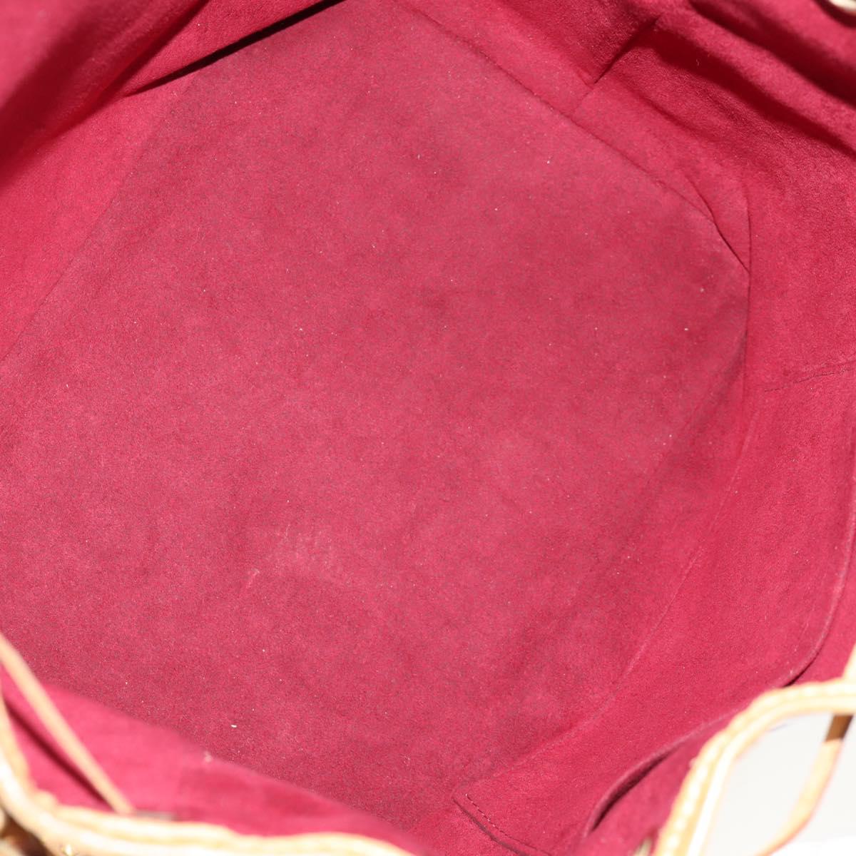 LOUIS VUITTON Monogram Multicolor Petit Noe Bag White M42229 LV Auth 121428AM