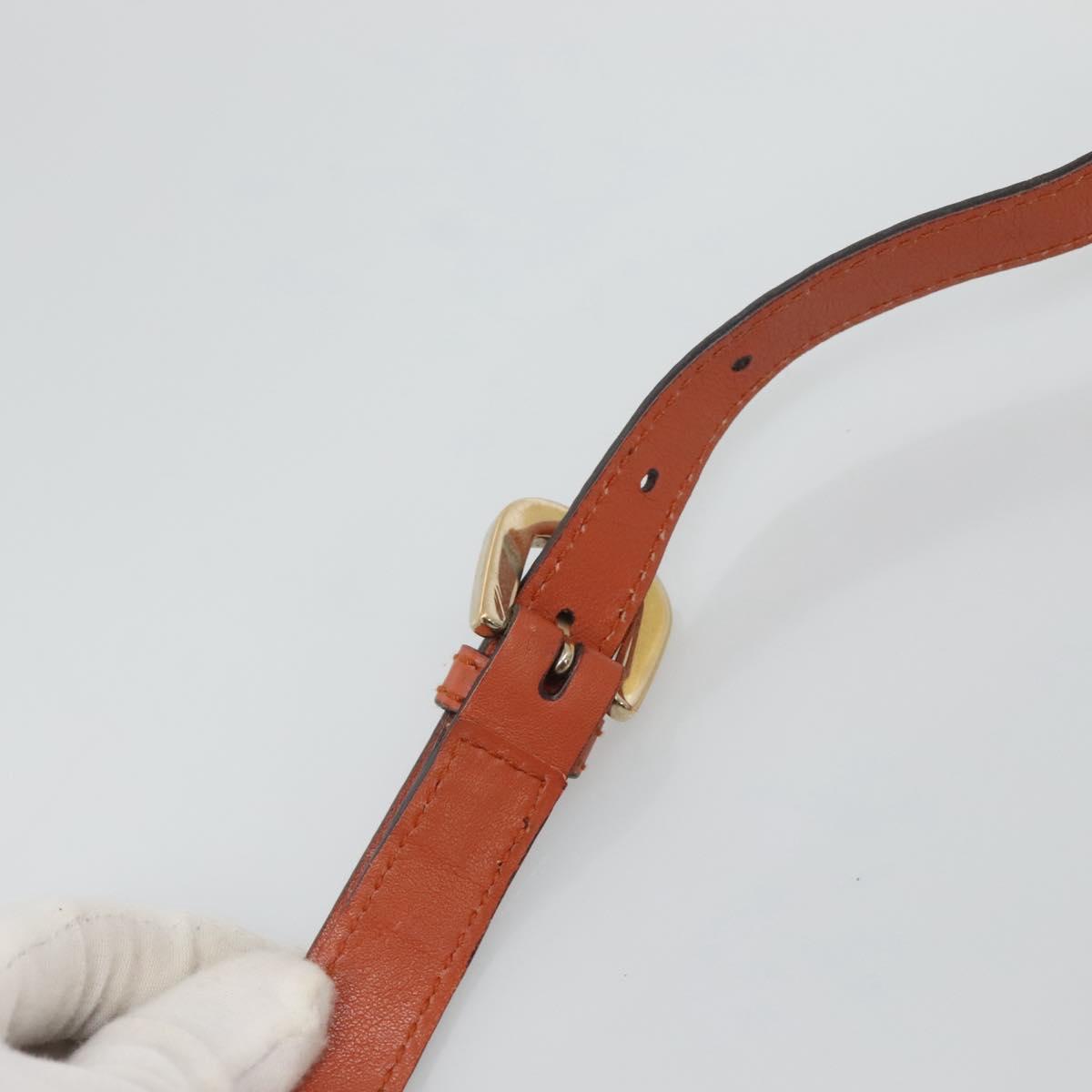 GUCCI GG Canvas Shoulder Bag Beige Gold 203257 Auth 121446