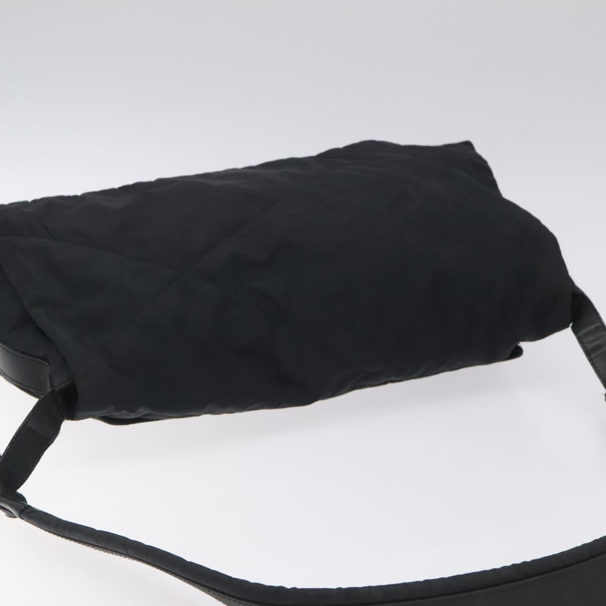 Salvatore Ferragamo Shoulder Bag Nylon Black Auth 121472