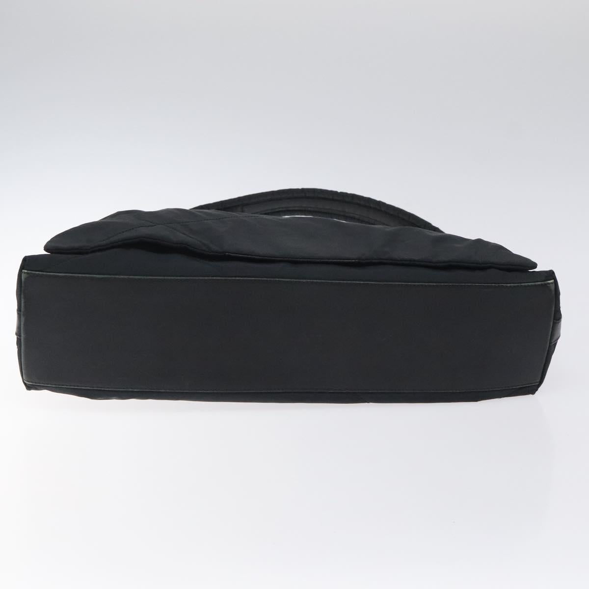 Salvatore Ferragamo Shoulder Bag Nylon Black Auth 121472