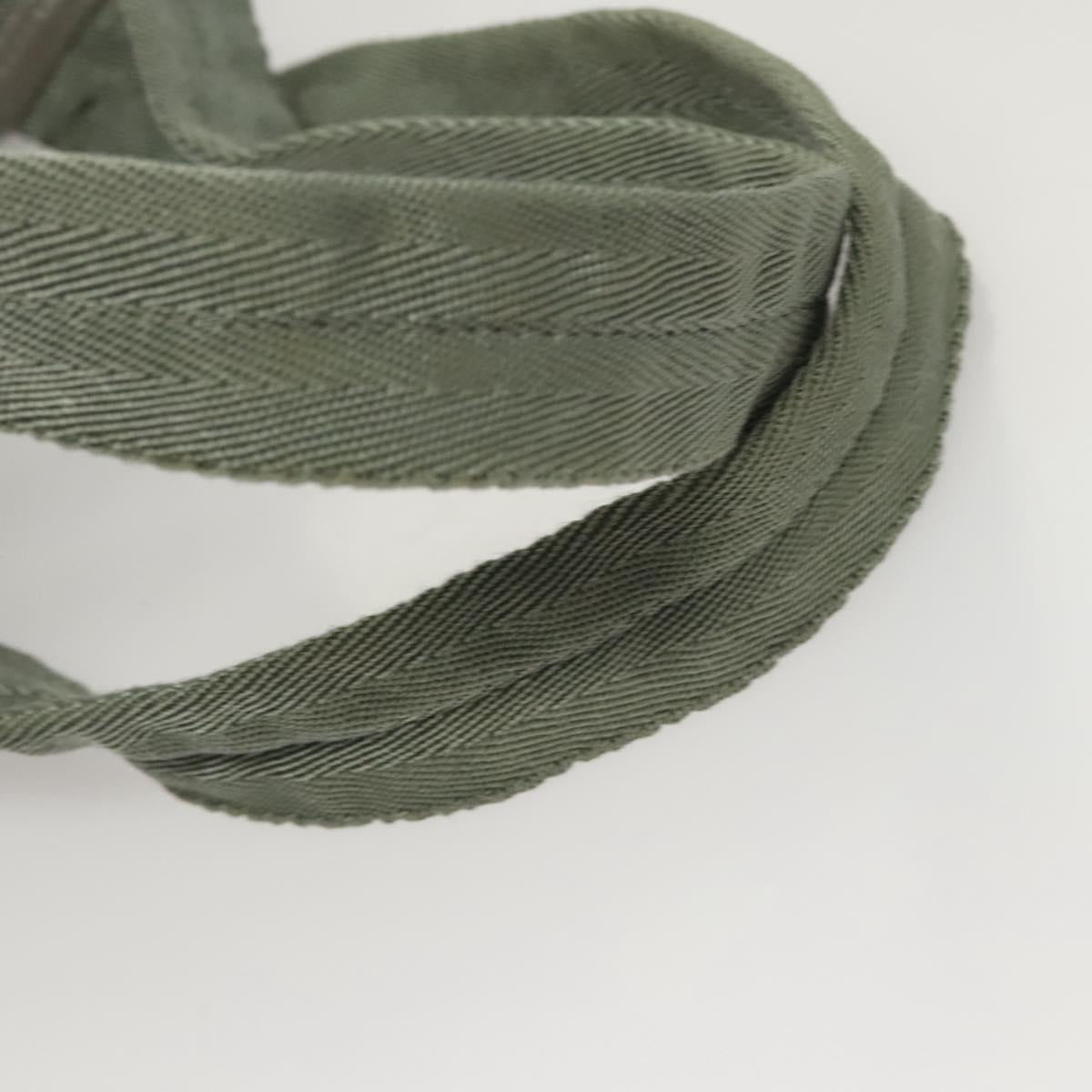 PRADA Backpack Nylon Green Auth 121476