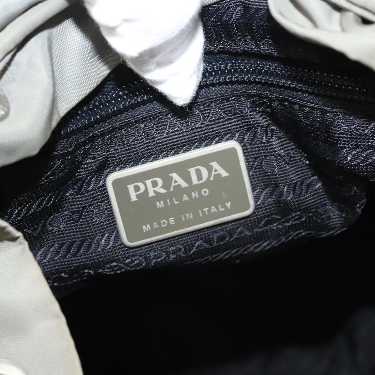 PRADA Backpack Nylon Green Auth 121476