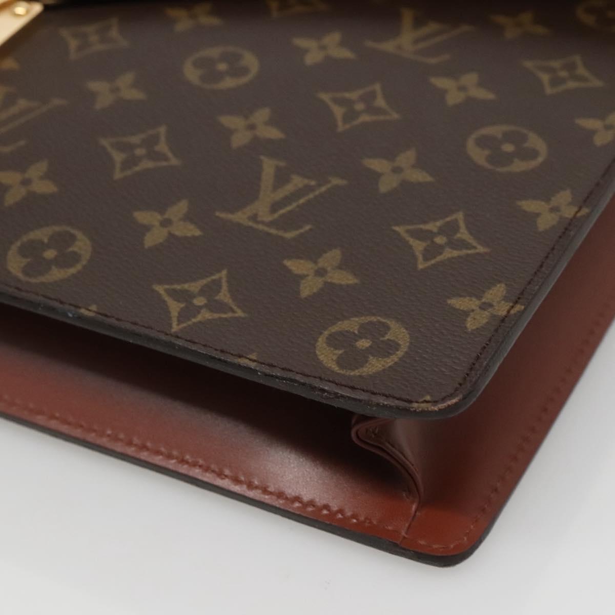 LOUIS VUITTON Monogram Porte Documents Bandouliere Bag M53338 Auth 121485