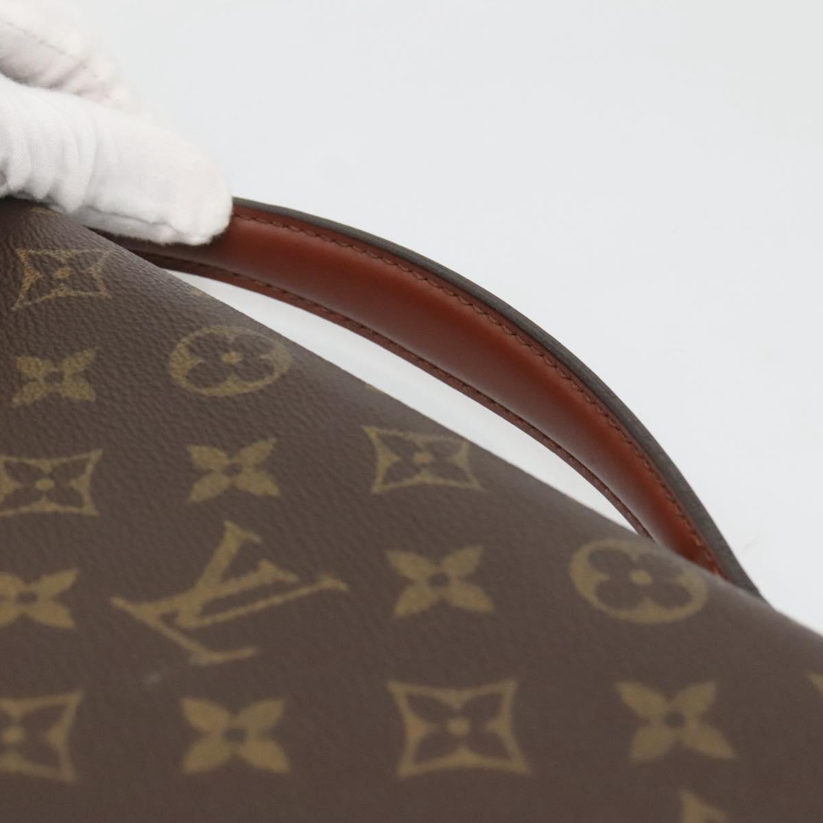 LOUIS VUITTON Monogram Porte Documents Bandouliere Bag M53338 Auth 121485